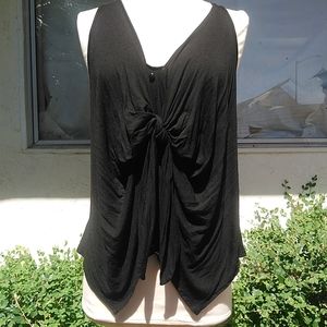 BCBGeneration Black RAYON SLEEVELESS TOP  L